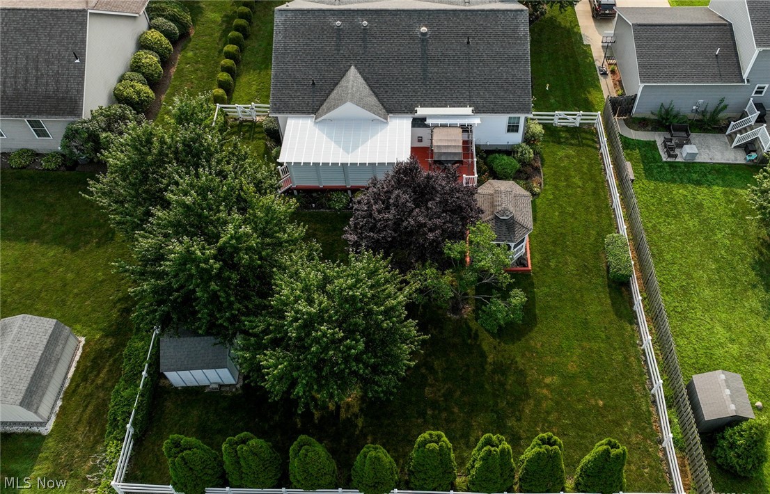 43 Sioux Drive Rittman, OH 44270 - Photo 5 of 44 back yard aerial
