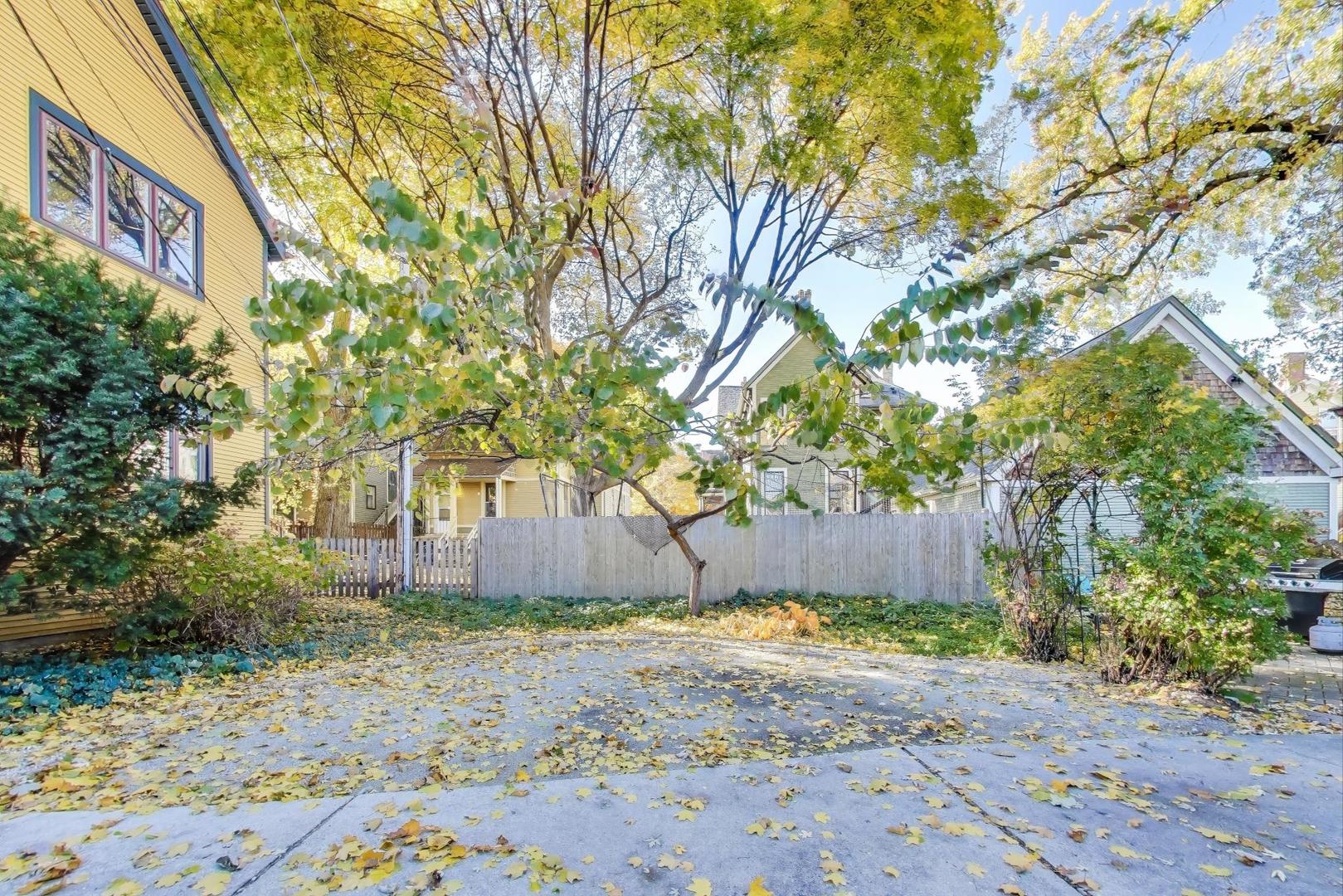 916 Pleasant Street, Unit 1 Oak Park, IL 60302 - Photo 19 of 23 a view of a backyard with large trees