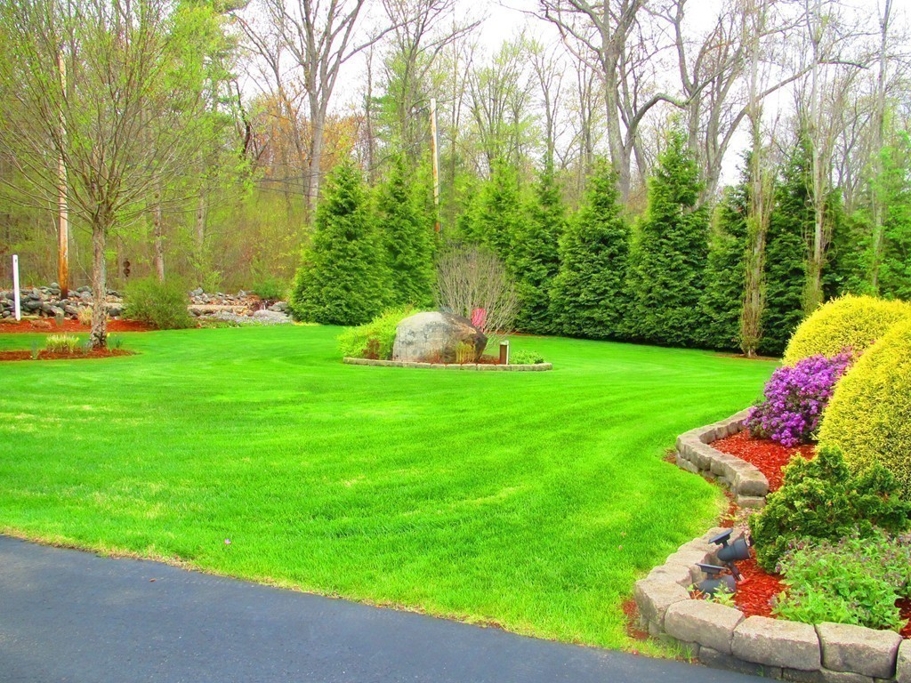 515 Oakham Road Barre, MA 01005 - Photo 28 of 29 a view of a garden with an outdoor space