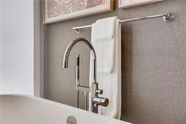 a outdoor space with furniture