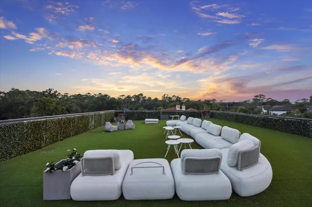 a view of a couches in a patio