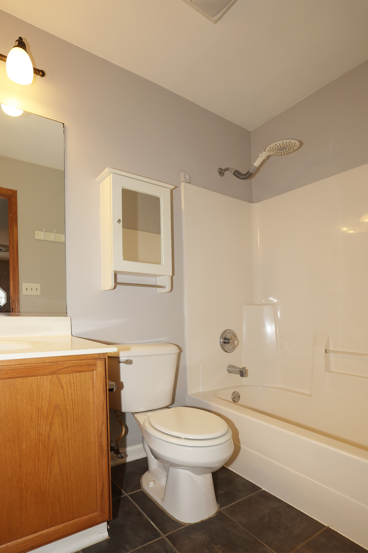 1675 Kautz Road Aurora, IL 60504 - Photo 23 of 57 a bathroom with a toilet a sink and bathtub
