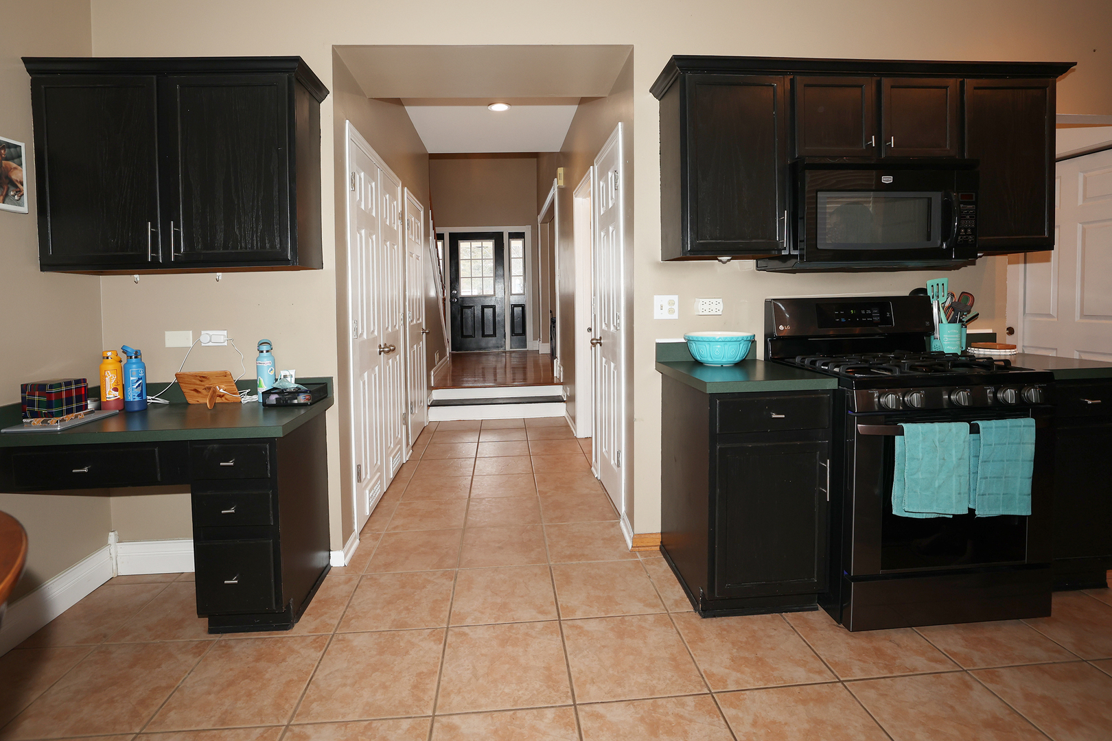 1675 Kautz Road Aurora, IL 60504 - Photo 37 of 57 a kitchen with stainless steel appliances granite countertop a refrigerator and a microwave