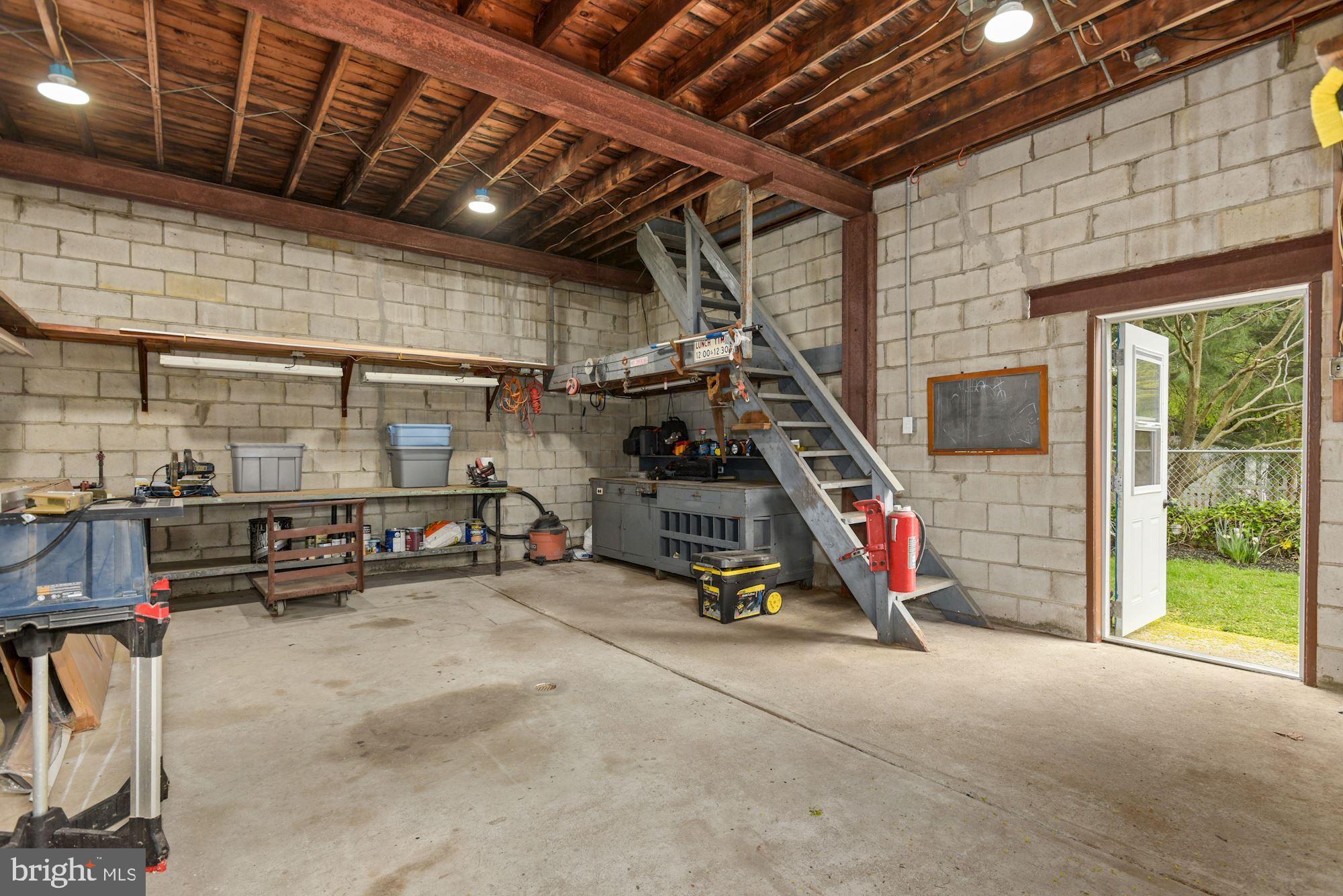 187 Carlisle Road Audubon, NJ 08106 - Photo 33 of 36 Garage has Workshop and Second Floor Walk Up