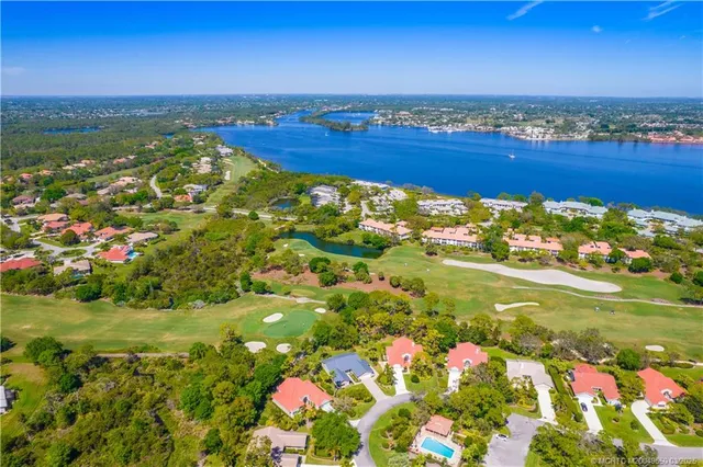 a view of a city with an ocean