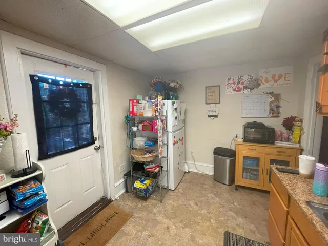 a view of a storage & utility room with stuff