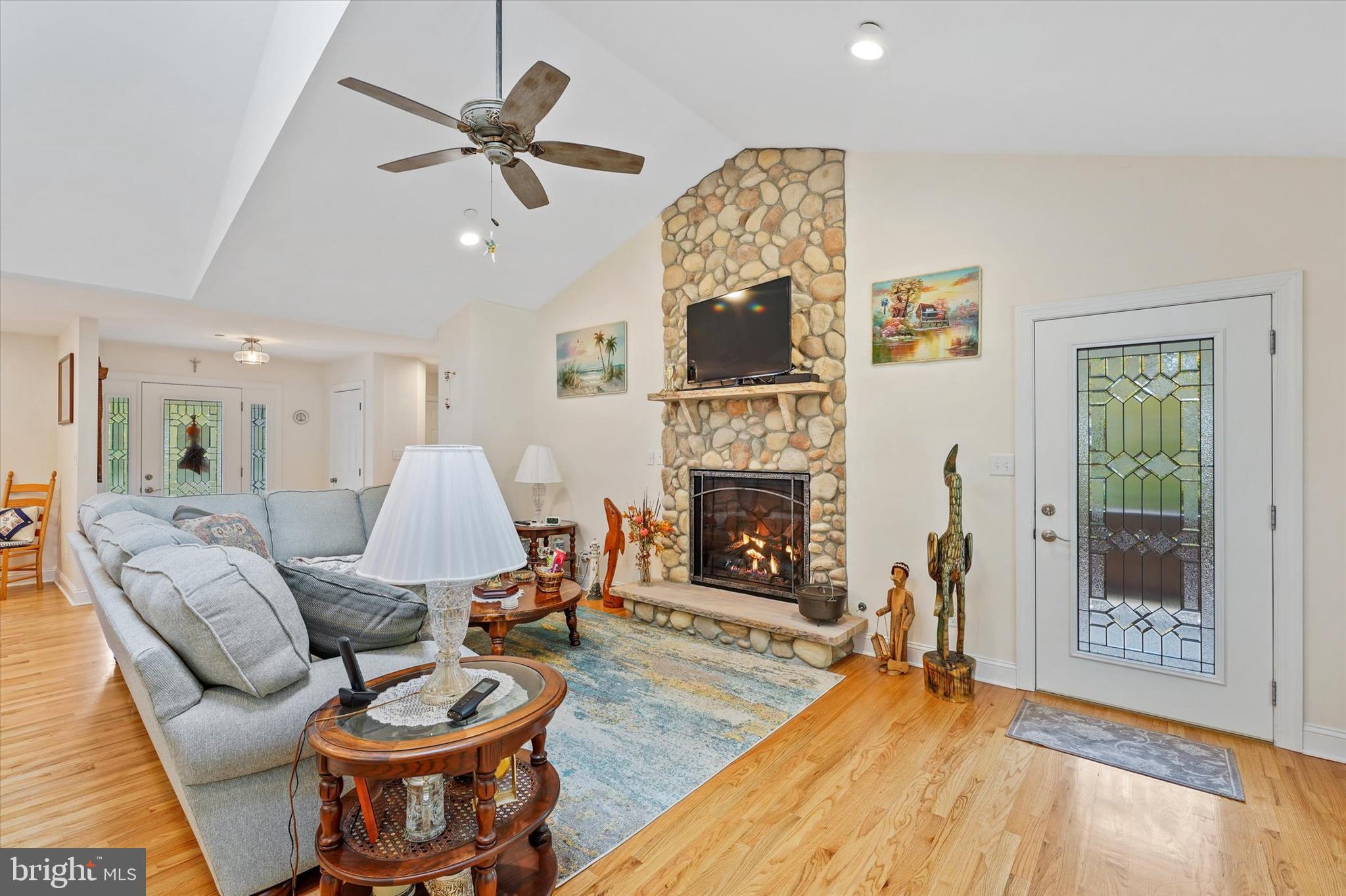 436 Elk Mills Road Elkton, MD 21921 - Photo 6 of 37 Gas Fireplace in Living Room