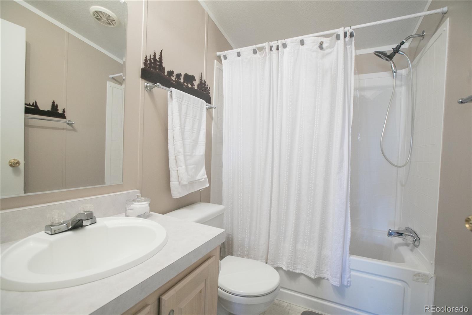 143 Sombrero Road Hartsel, CO 80449 - Photo 14 of 25 a bathroom with a sink toilet and shower