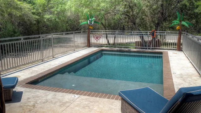 a view of a balcony with lake view