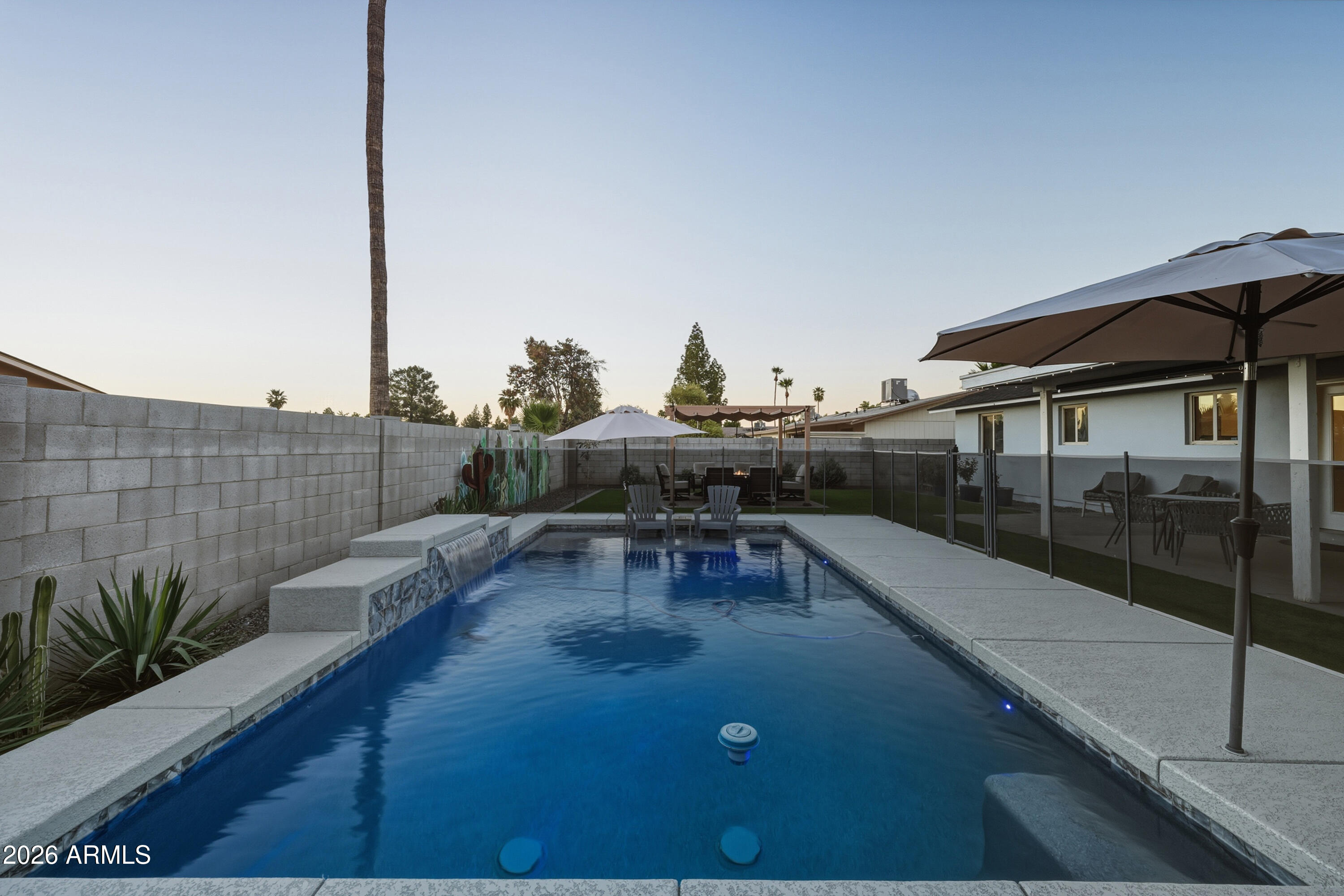 436 North Larkspur Street Gilbert, AZ 85234 - Photo 17 of 31 a view of a balcony with seating space