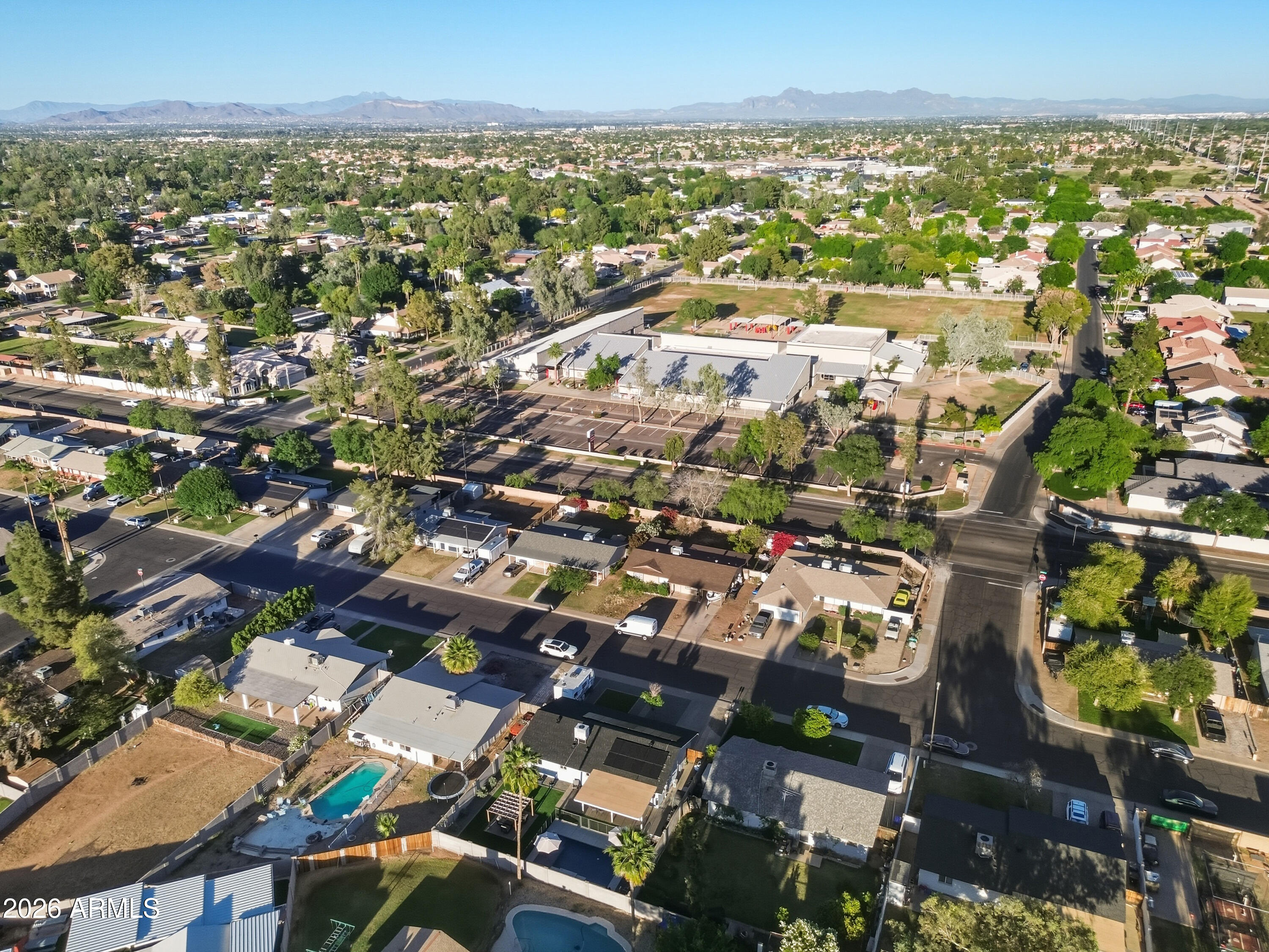 436 North Larkspur Street Gilbert, AZ 85234 - Photo 31 of 31 an aerial view of multiple house