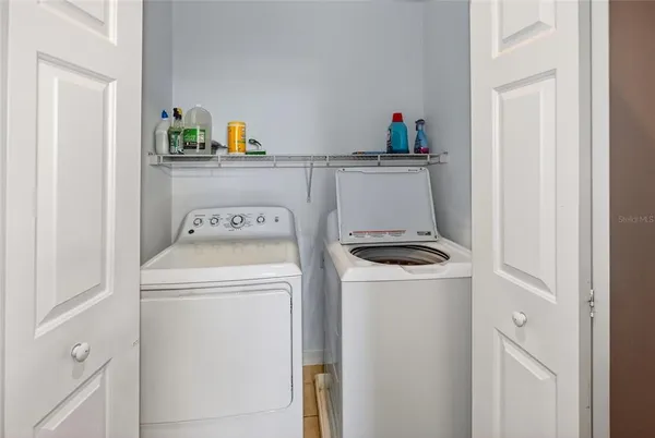 a view of a storage & utility room
