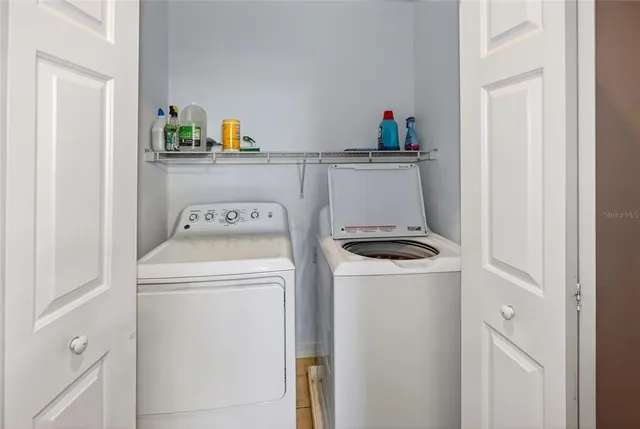 a view of a storage & utility room
