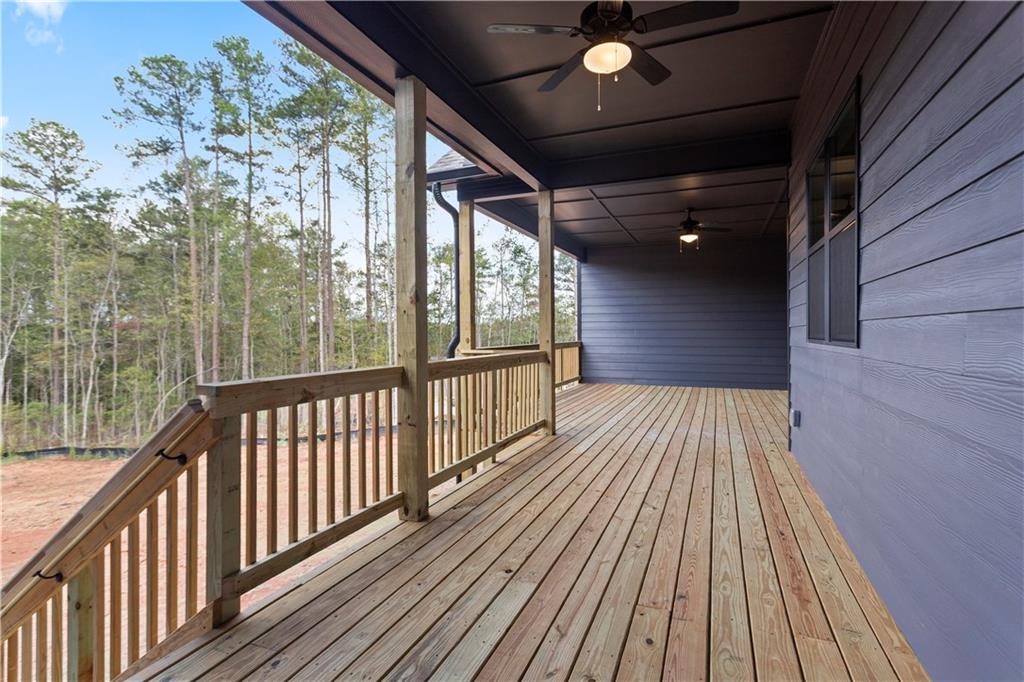 150 Old Sandhill Road Carrollton, GA 30116 - Photo 31 of 36 a view of a balcony with wooden floor