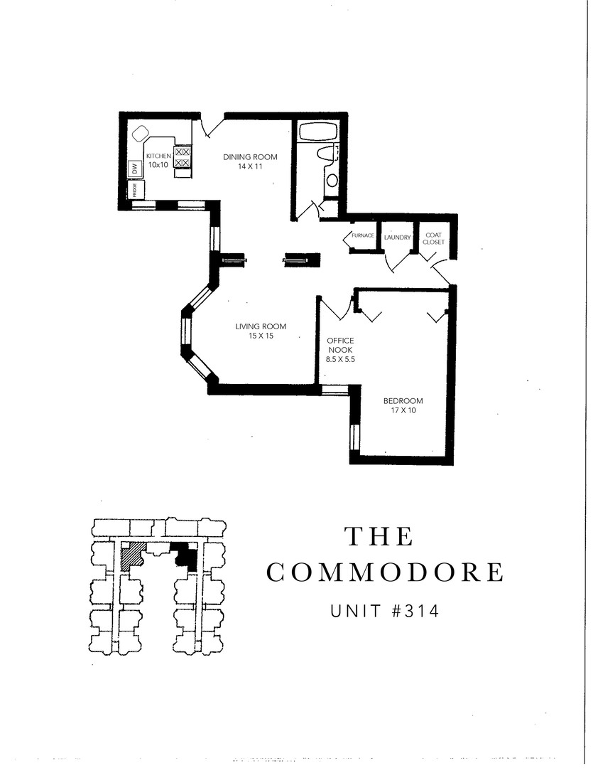 550 West Surf Street, Unit C314 Chicago, IL 60657 - Photo 21 of 21 a picture of a wall with a white and white wall