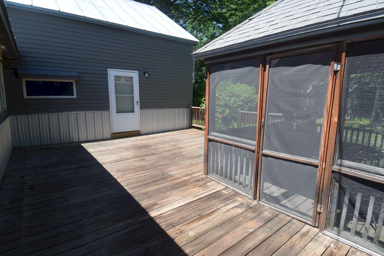 110 Patterson Bridge Road North Anson, ME 04958 - Photo 46 of 94 Deck with screened gazebo 2