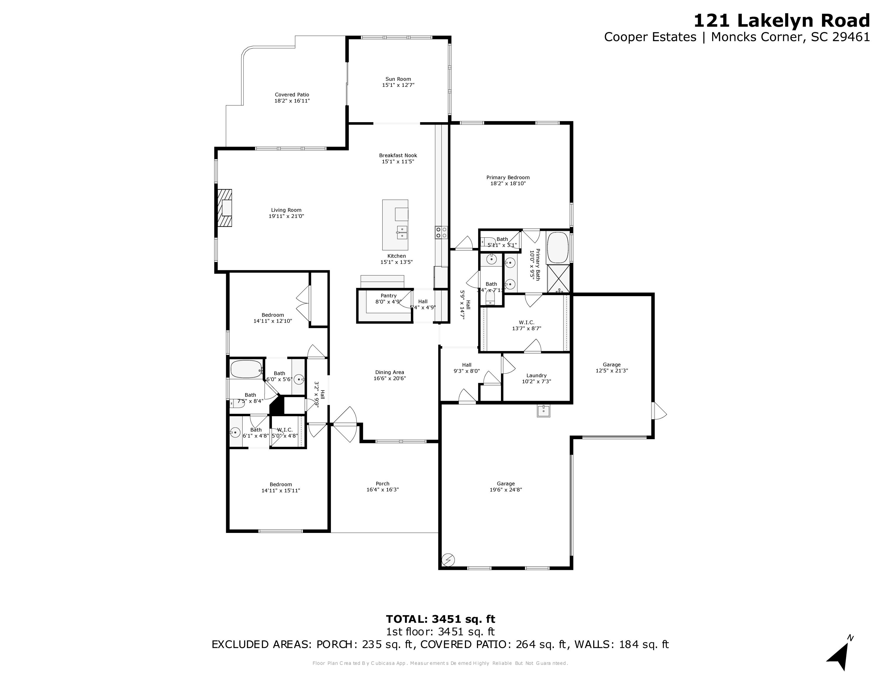 121 Lakelyn Road Moncks Corner, SC 29461 - Photo 40 of 40 floorplan