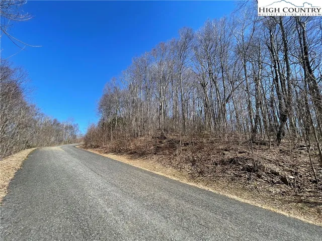 a view of a yard with wooden fence