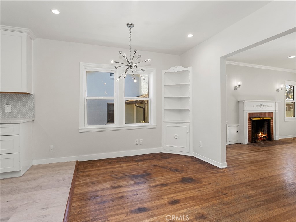 2739 Millicent Way Pasadena, CA 91107 - Photo 15 of 49 a view of a room wooden floor and fire place