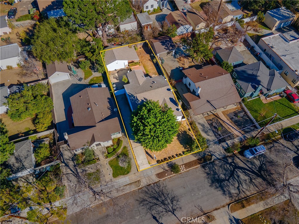 2739 Millicent Way Pasadena, CA 91107 - Photo 40 of 49 an aerial view of a house with a yard