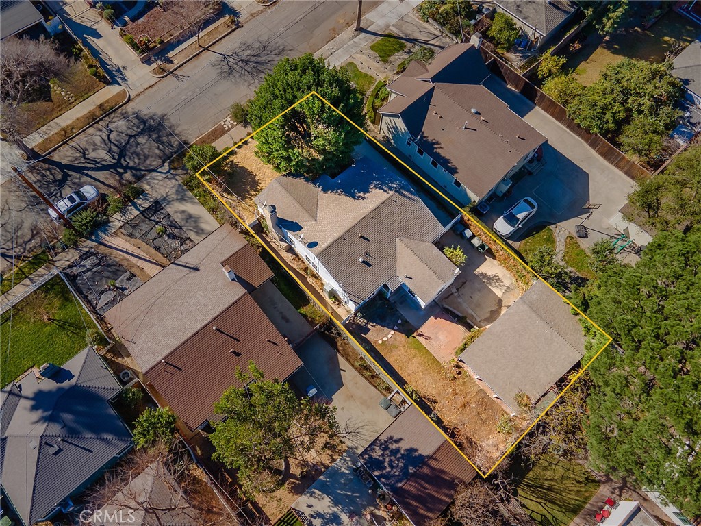 2739 Millicent Way Pasadena, CA 91107 - Photo 47 of 49 an aerial view of a house with a yard
