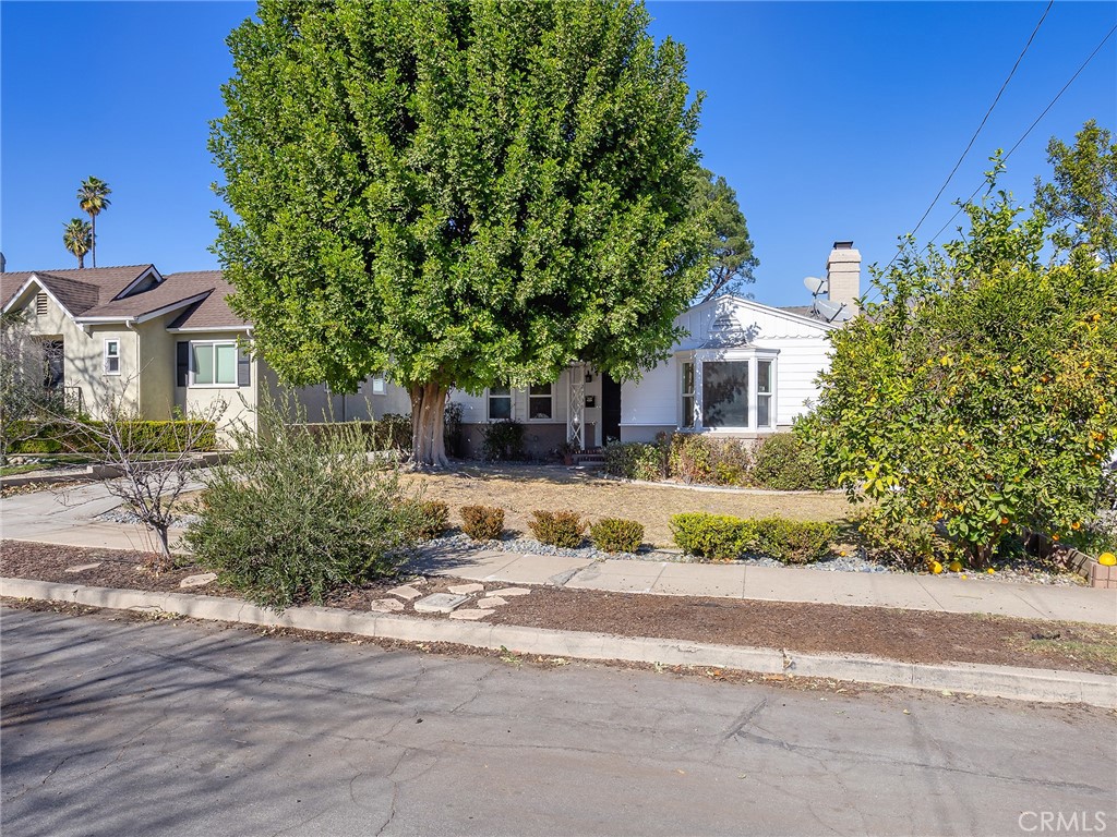 2739 Millicent Way Pasadena, CA 91107 - Photo 6 of 49 a front view of a house with a yard and potted plants