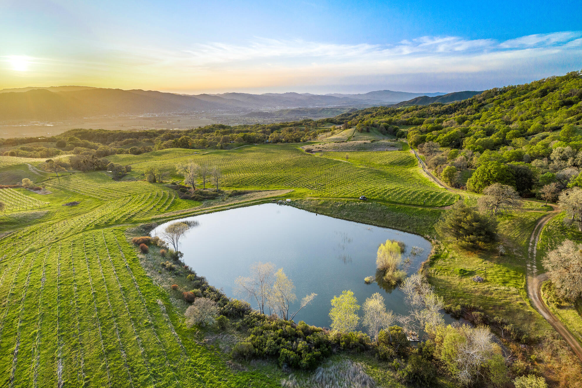 5155 Mill Creek Road Ukiah, CA 95482 - Photo 16 of 51 a view of a lake with a mountain in the background