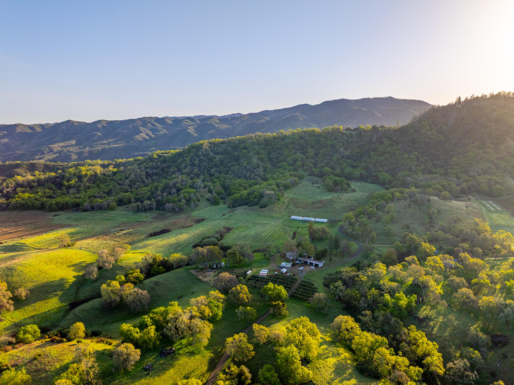 5155 Mill Creek Road Ukiah, CA 95482 - Photo 20 of 51 a view of a town with mountains in the background