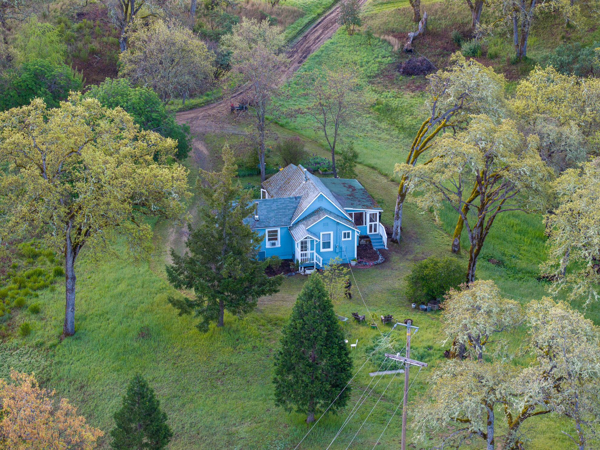 5155 Mill Creek Road Ukiah, CA 95482 - Photo 27 of 51 an aerial view of a house