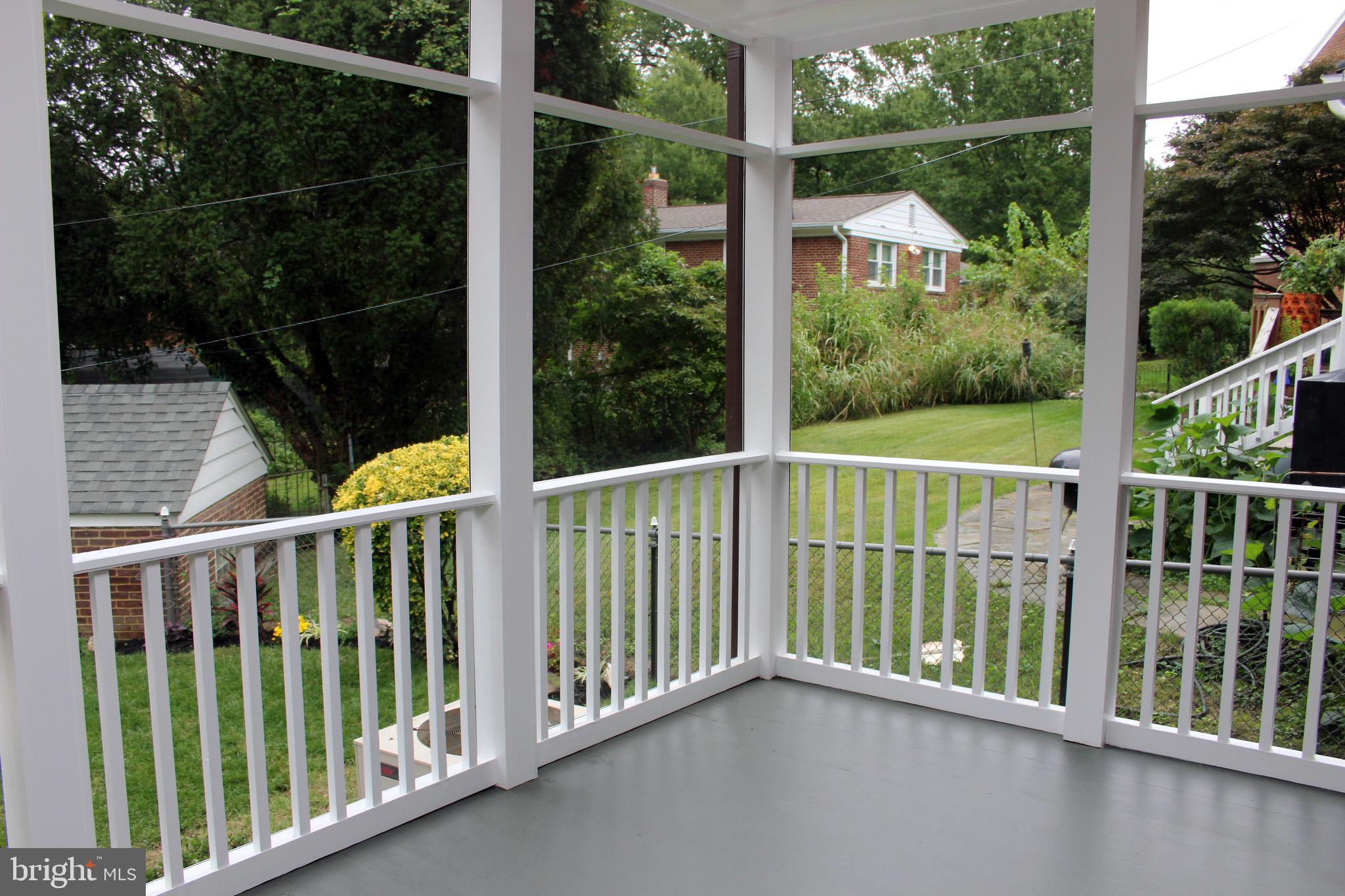 1409 Kalmia Road Northwest Washington, DC 20012 - Photo 23 of 30 Screened In Porch on Main Level