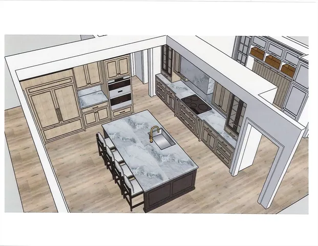 a black and white photo of a living room