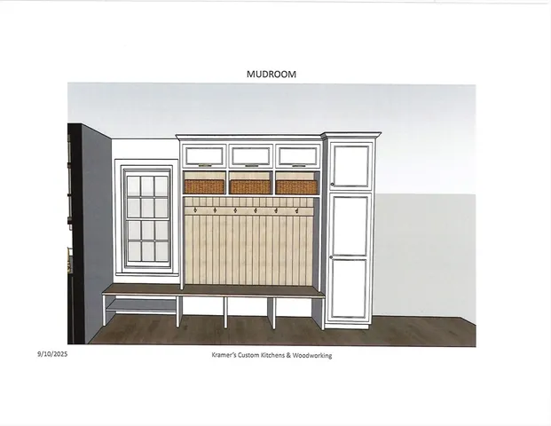 a black and white photo of a living room