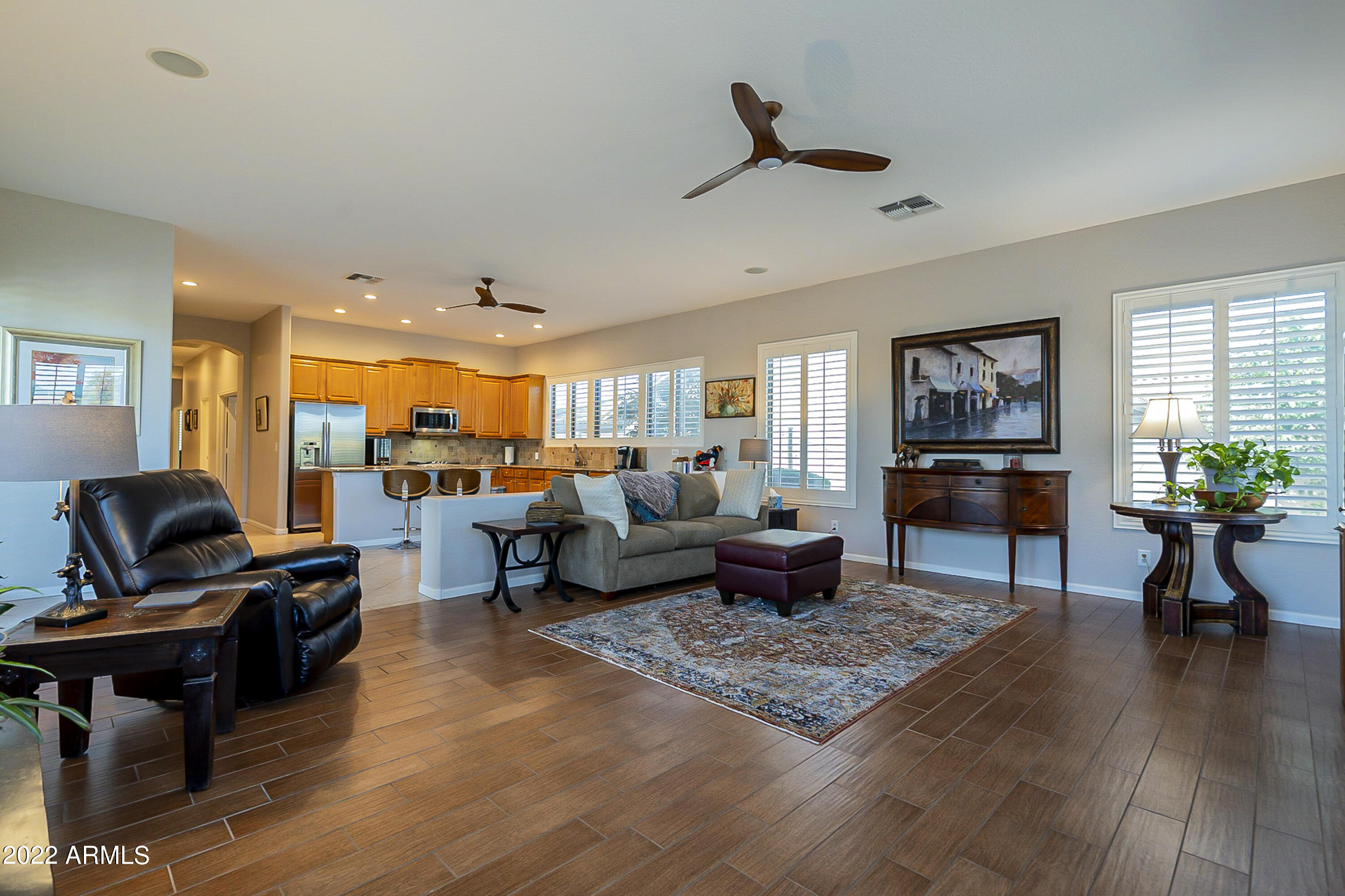 5028 East Sleepy Ranch Road Cave Creek, AZ 85331 - Photo 8 of 30 Family Room and Kitchen