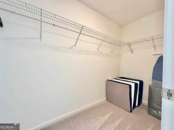 a view of a storage and utility room