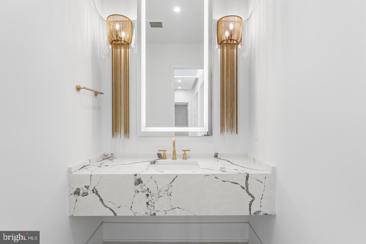 1138 Basil Road McLean, VA 22101 - Photo 19 of 24 Elegant bathroom with marble accents.