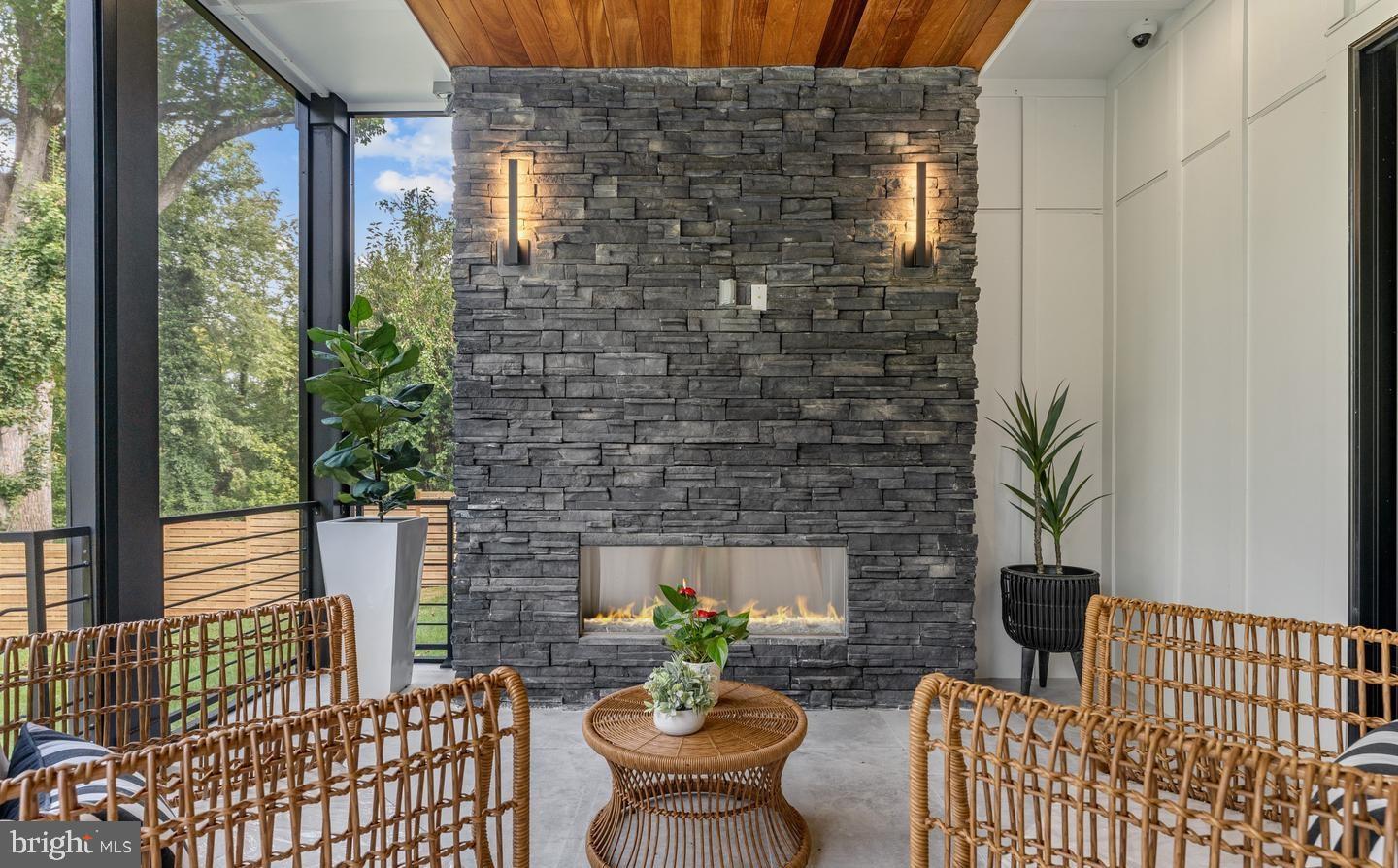 1138 Basil Road McLean, VA 22101 - Photo 24 of 24 Serene indoor retreat with stone fireplace.