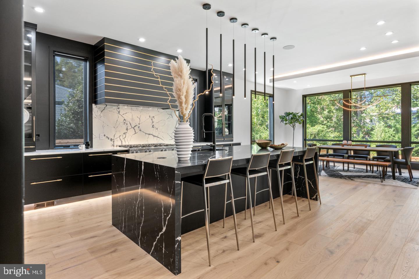 1138 Basil Road McLean, VA 22101 - Photo 5 of 24 Sleek modern kitchen with elegant finishes.
