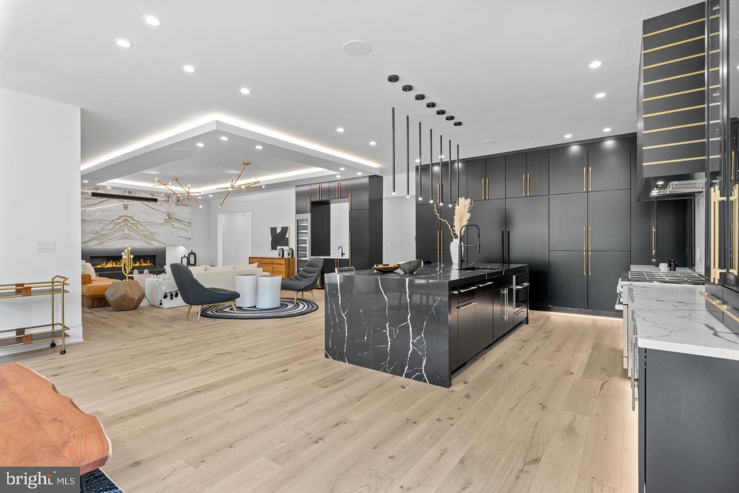 1138 Basil Road McLean, VA 22101 - Photo 7 of 24 Sleek modern kitchen with elegant finishes.