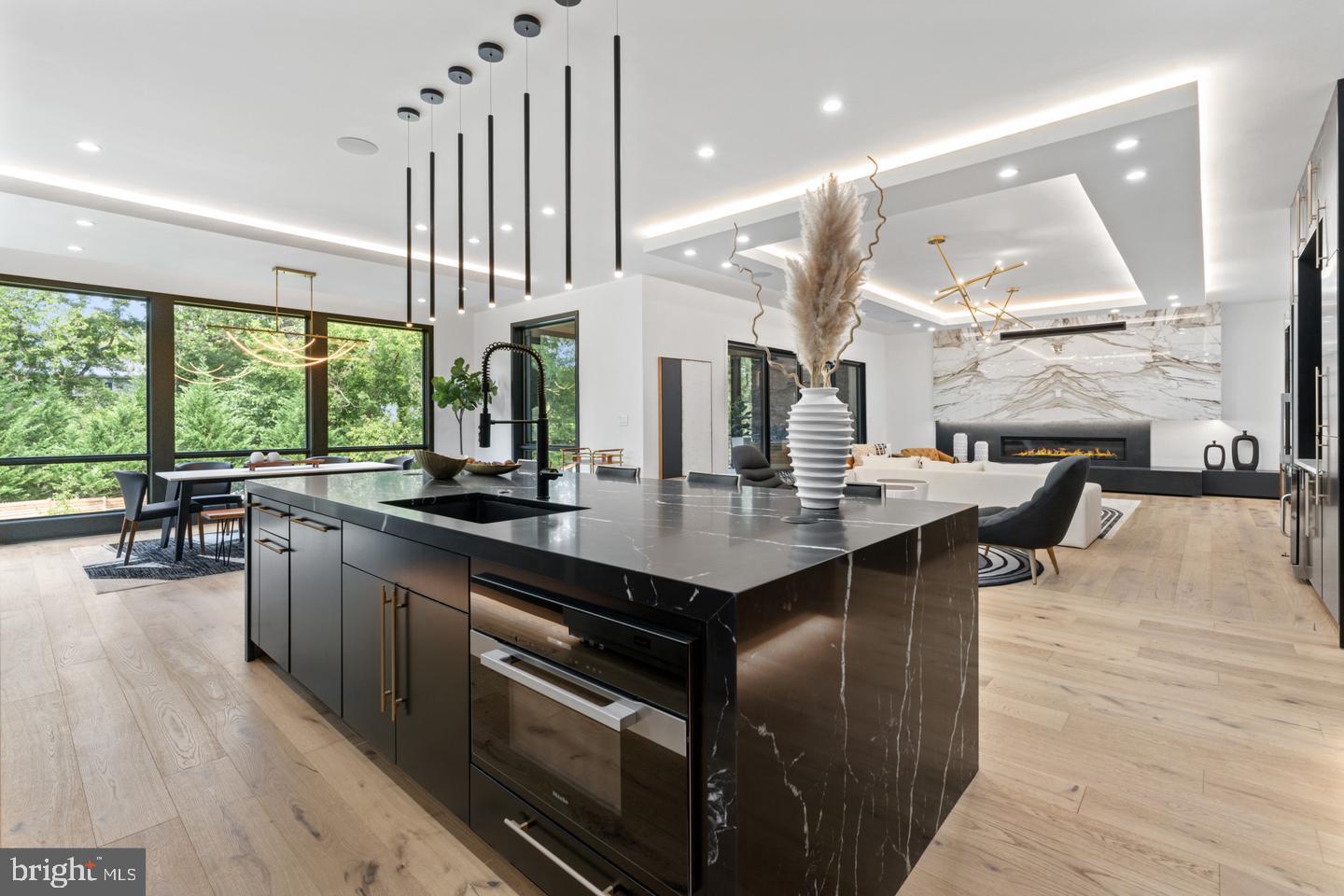 1138 Basil Road McLean, VA 22101 - Photo 8 of 24 Sleek modern kitchen with natural light.