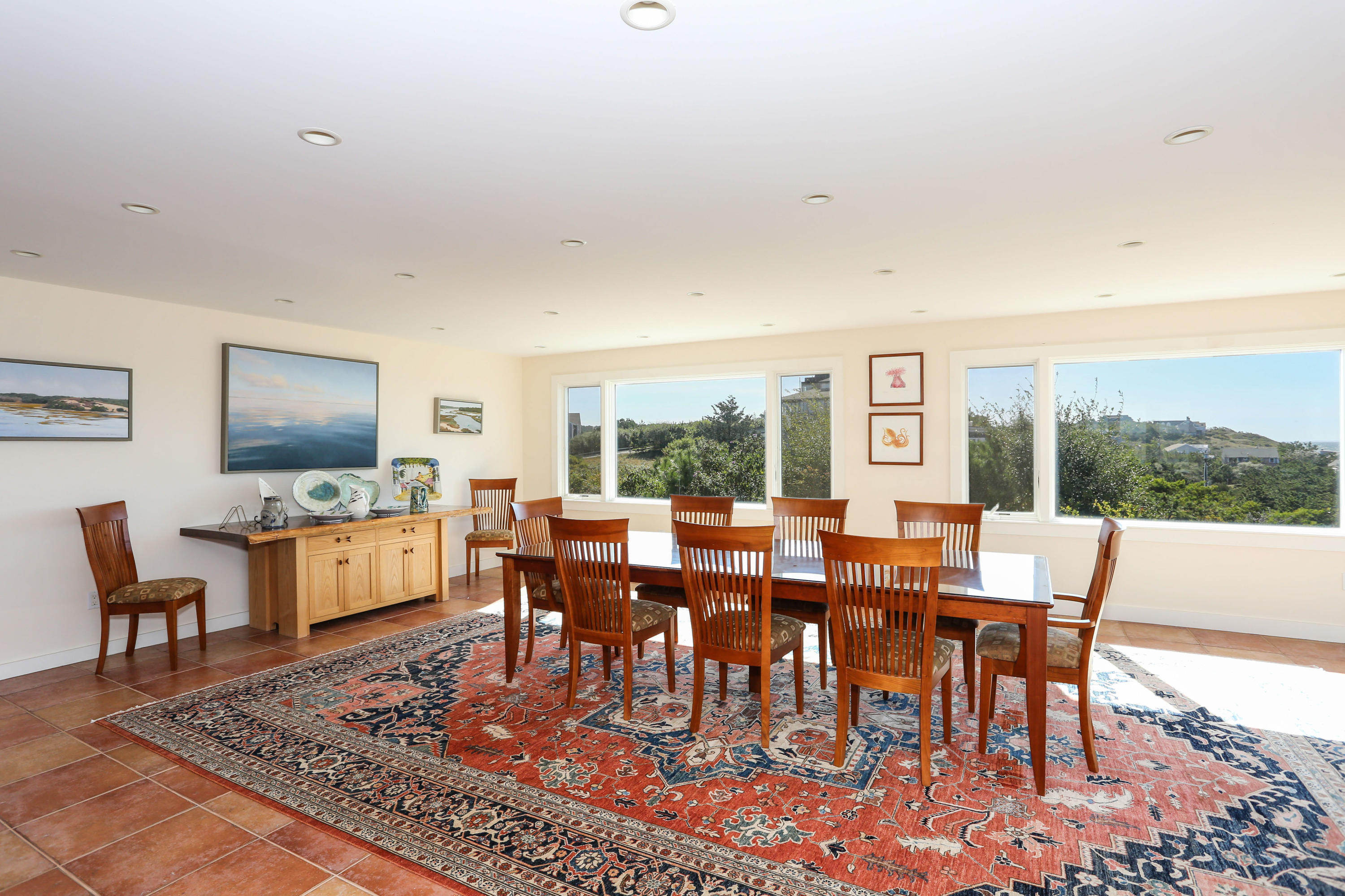 20 Great Hills Road Truro, MA 02666 - Photo 14 of 29 a view of a dining room with furniture window and outside view