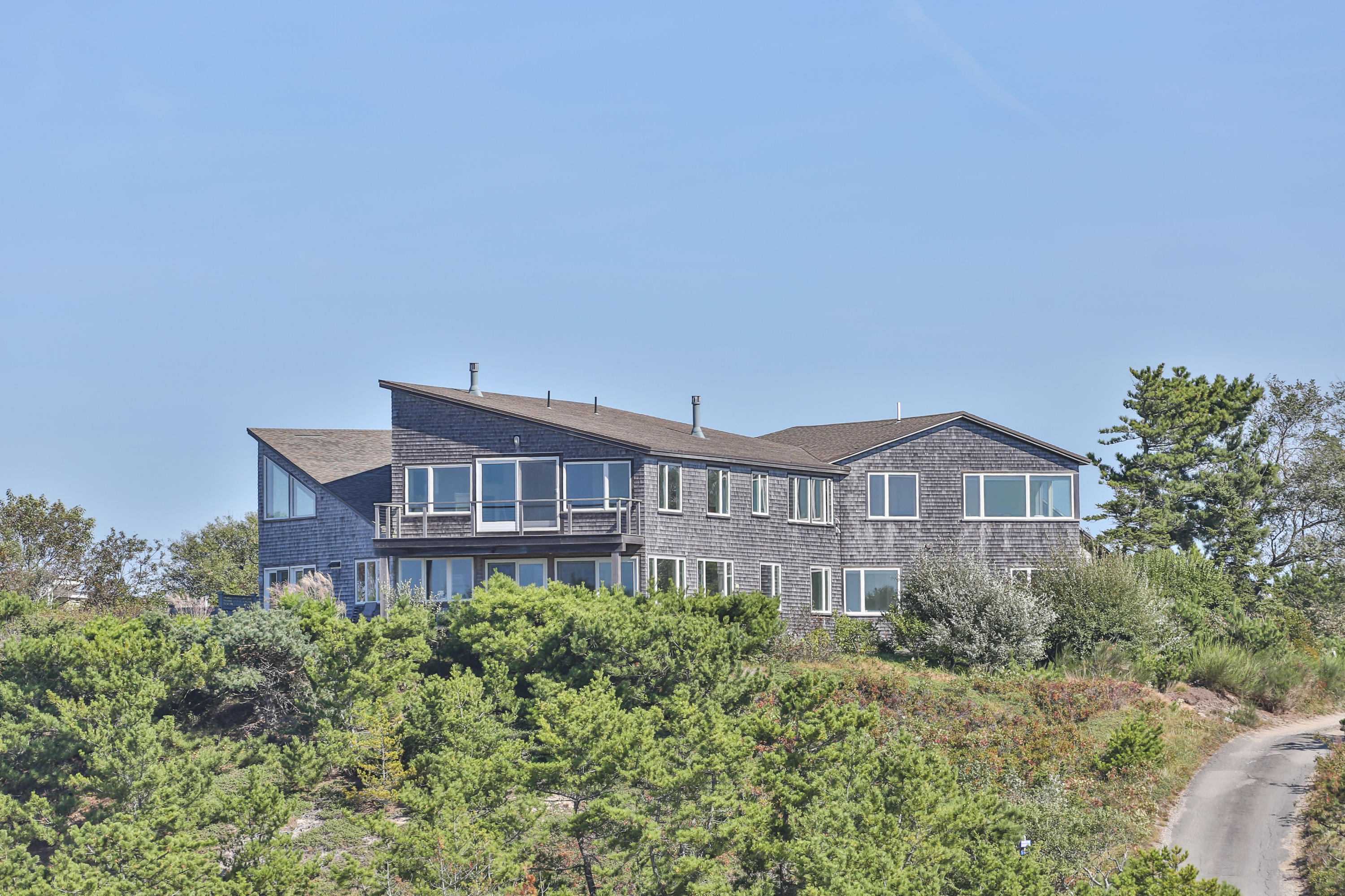 20 Great Hills Road Truro, MA 02666 - Photo 7 of 29 a front view of a house with garden