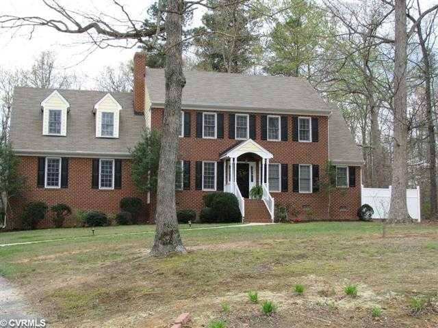 13231 Singer Road Midlothian, VA 23112 - Photo 1 of 12 Exterior Front - Come visit this gracious colonial on 1+ acre in a private cul-de-sac lot. Boasts 4 Br 2 1/2 baths, lg FR and eat-in kitchen with new flooring in both.