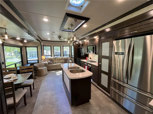 a close view of closet