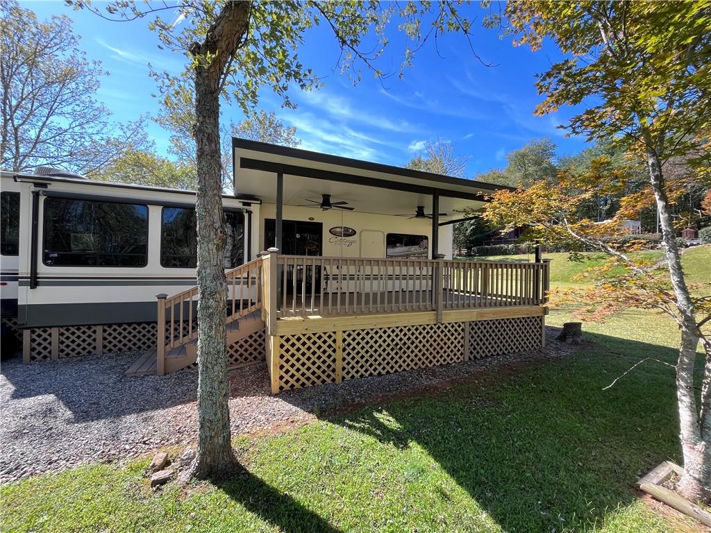 94 Bridge Loop Drive Cleveland, GA 30528 - Photo 45 of 79 a front view of a house with a yard