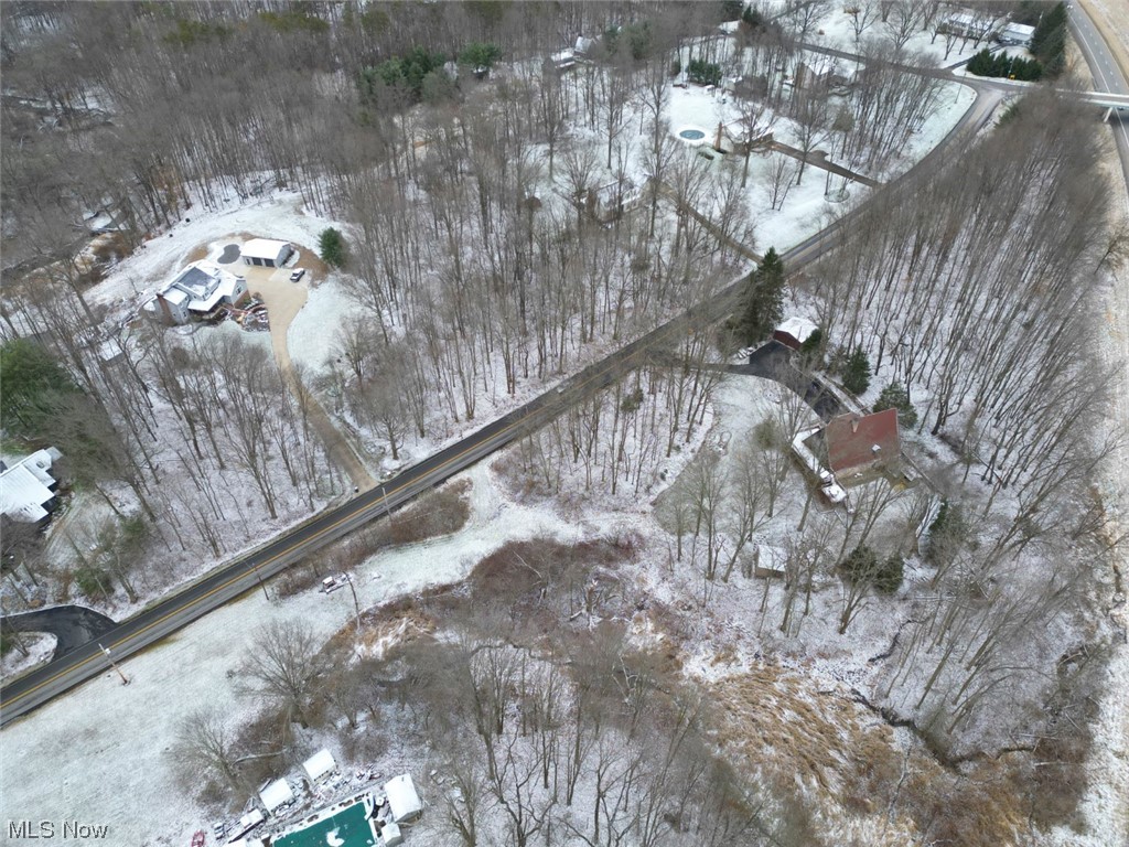 7550 South Raccoon Road Canfield, OH 44406 - Photo 24 of 32 View of snowy aerial view