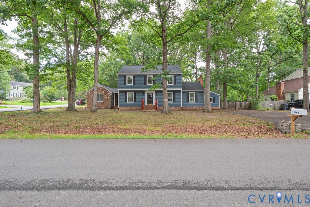 11840 Winfore Drive Midlothian, VA 23113 - Photo 34 of 40 Two-story residence featuring a blue exterior and