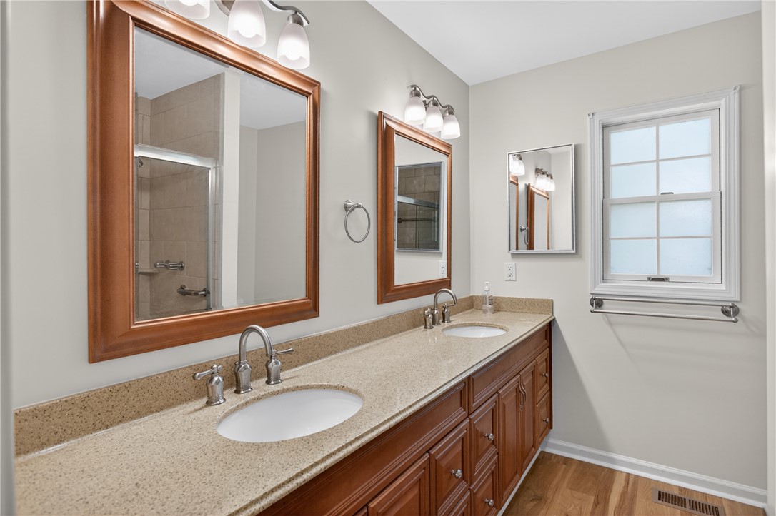 9 Lookout Lane Salem, SC 29676 - Photo 18 of 46 Double vanity with ample counter space creates a functional and organized bathroom.