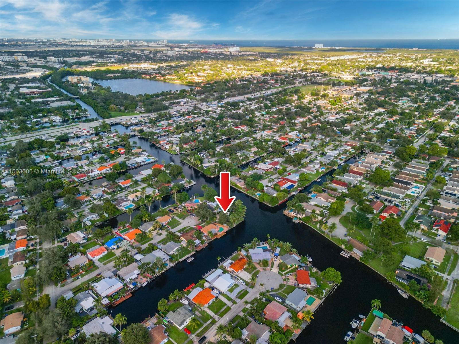 2702 Scott Street Hollywood, FL 33020 - Photo 14 of 42 a view of city and swimming pool