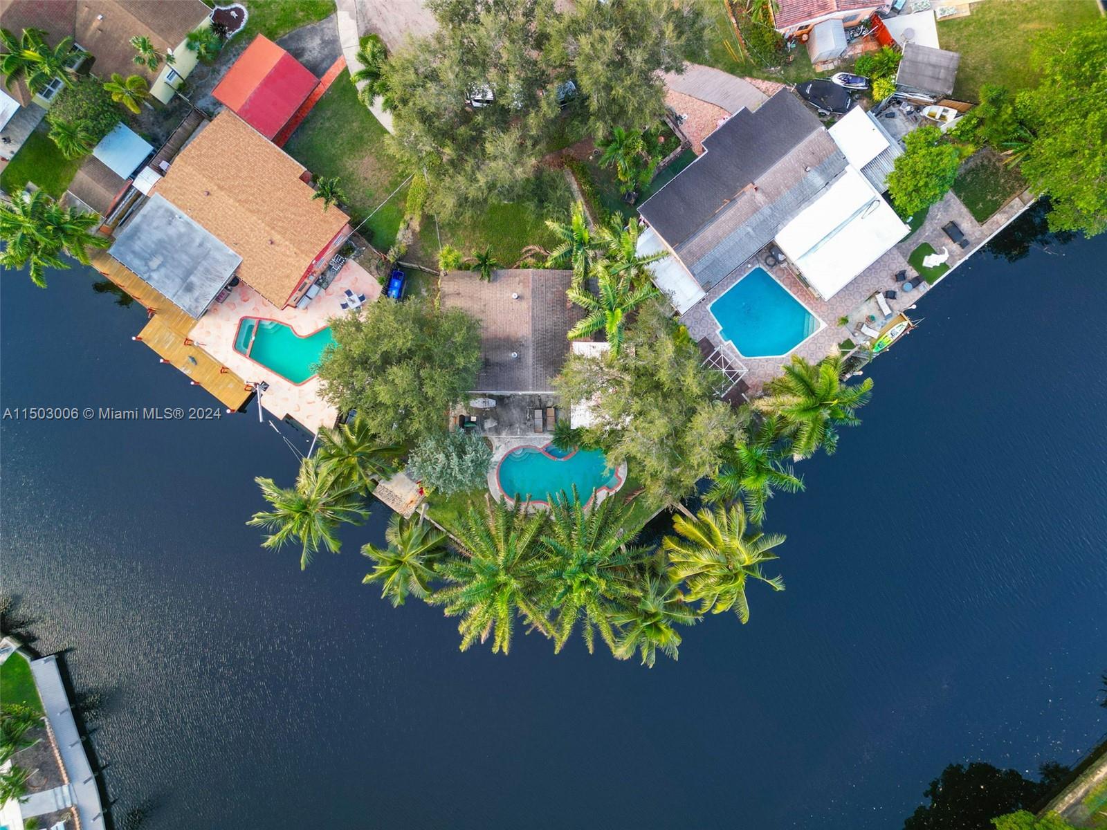 2702 Scott Street Hollywood, FL 33020 - Photo 6 of 42 an aerial view of a house with a yard