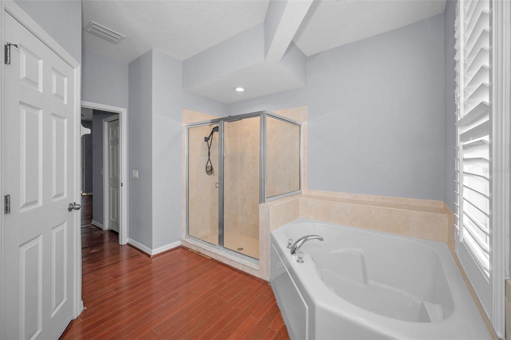 10125 Palladio Drive New Port Richey, FL 34655 - Photo 36 of 97 a bathroom with a bathtub and a shower